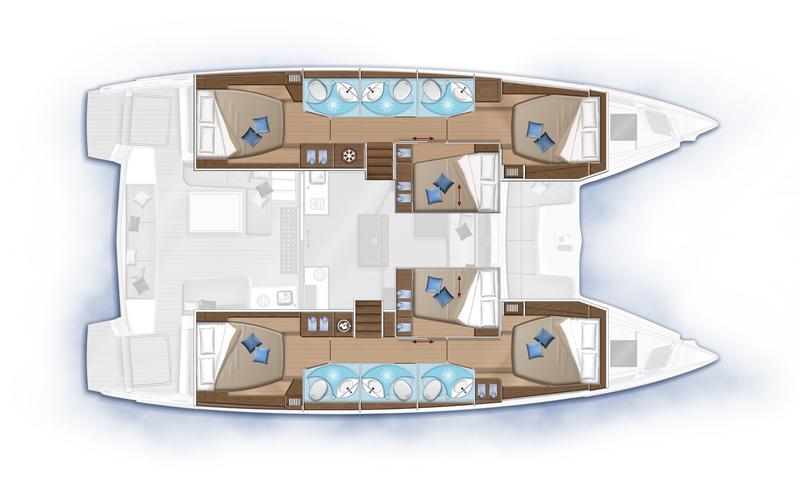 Book yachts online - catamaran - Lagoon 50 - ONEIDA 2 - rent