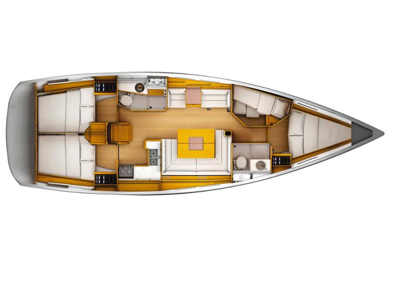 Book yachts online - sailboat - Sun Odyssey 449 - Tardis - rent