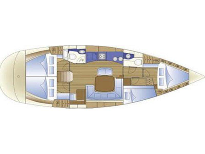 Book yachts online - sailboat - Bavaria 44 - Anis (Mainsail 2015, Genoa 2013) - rent