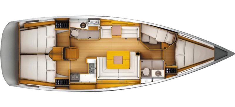 Book yachts online - sailboat - Sun Odyssey 449 - Asante - rent
