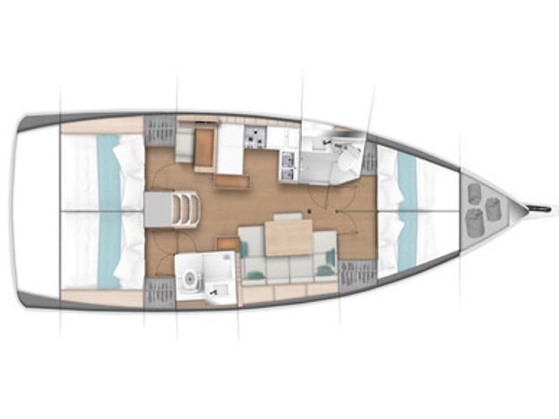 Book yachts online - sailboat - Sun Odyssey 440 - Irini - rent