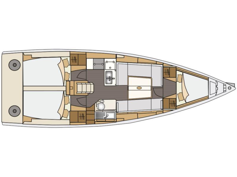 Book yachts online - sailboat - Elan E4 - Cesar - rent