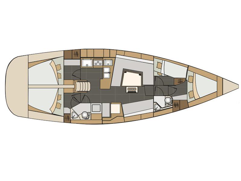 Book yachts online - sailboat - Elan 45 Impression - Adelyna - rent
