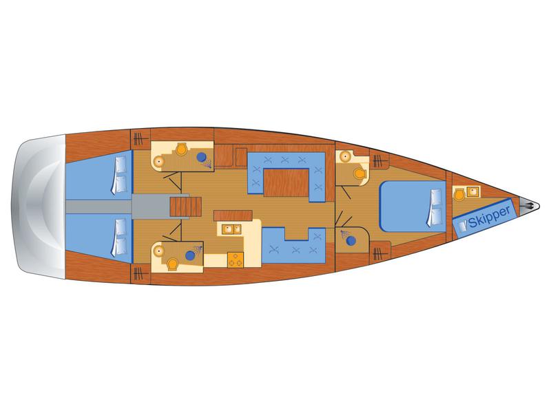 Book yachts online - sailboat - Hanse 588 - FitzRoy - rent