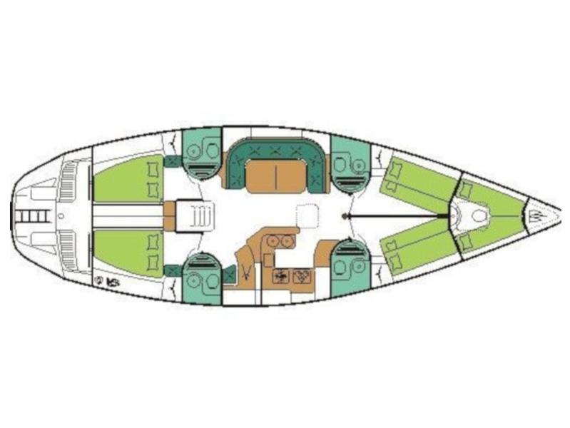 Book yachts online - sailboat - Sun Odyssey 51 - Margo - rent