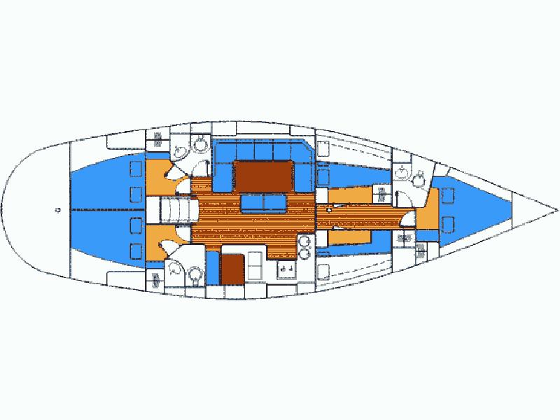 Book yachts online - sailboat - Alfa 51 - Jacosta - rent