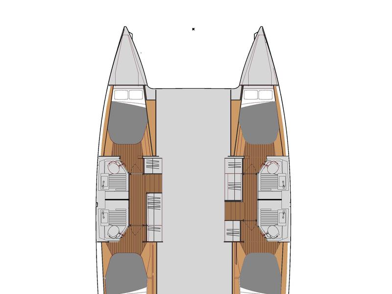 Book yachts online - catamaran - Astréa 42 - 4 cabines - Vicarello - rent