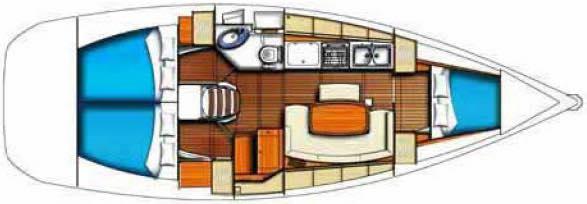 Book yachts online - sailboat - Oceanis 393 Clipper - Aeolian Too (Solar, heating, Plotter) - rent
