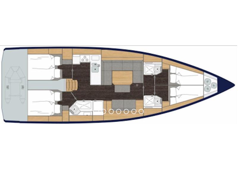Book yachts online - sailboat - Bavaria - C45 - Isabella 2 - rent