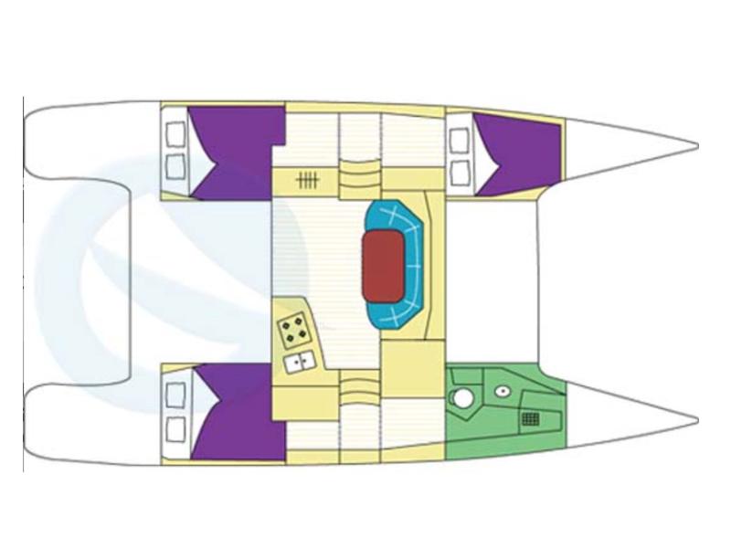 Book yachts online - catamaran - Mahé - 36 - Happy Eva - rent