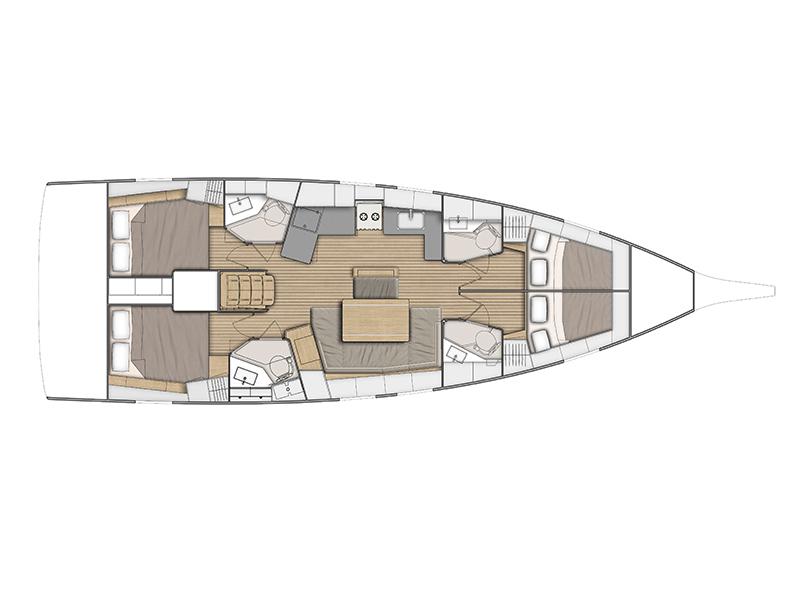 Book yachts online - sailboat - Oceanis 46.1 - Oceania - rent