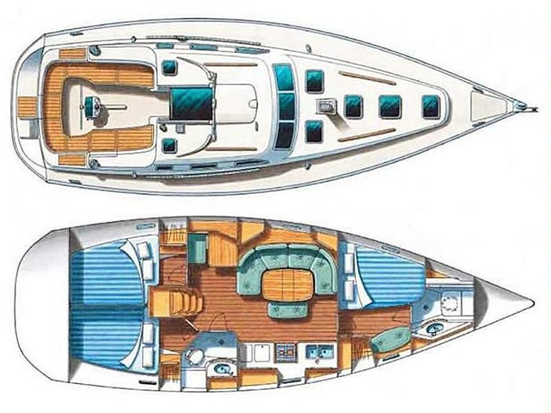 Book yachts online - sailboat - Oceanis 393 Clipper - Mare - rent