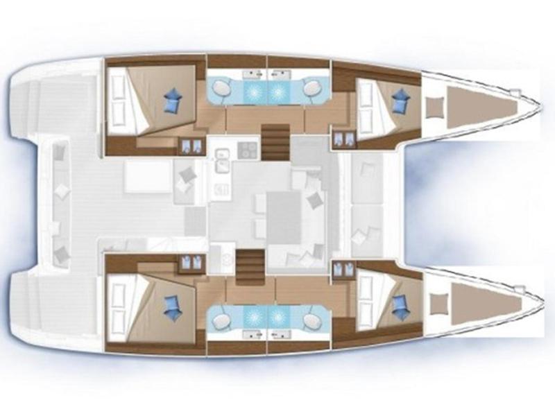 Book yachts online - catamaran - Lagoon 40 - star elli - rent
