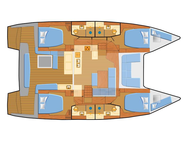 Book yachts online - catamaran - Lagoon 46 - Voyager - rent