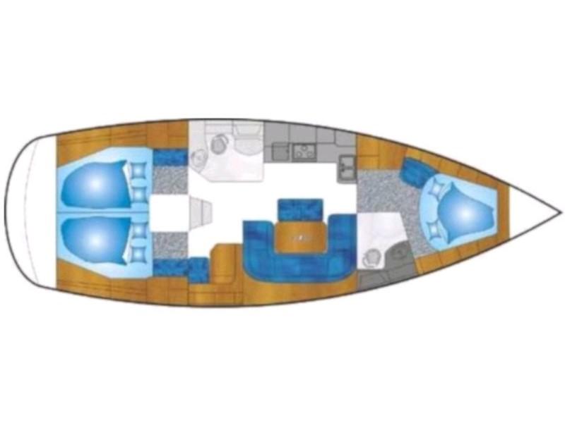 Book yachts online - sailboat - Bavaria 39 Cruiser - Martina  - rent