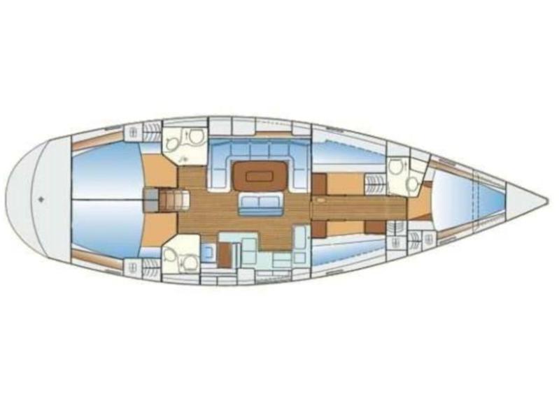 Book yachts online - sailboat - Bavaria 50 - Angelina - rent