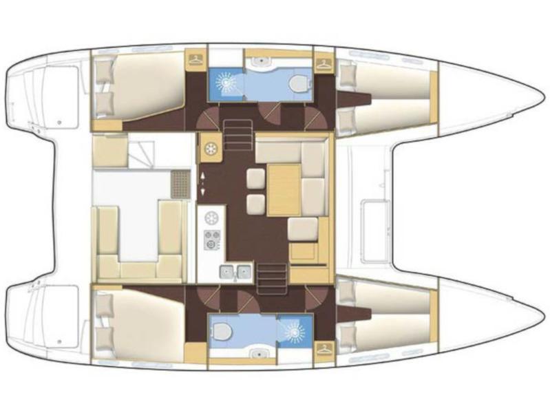 Book yachts online - catamaran - Lagoon 400 - Nusa - rent