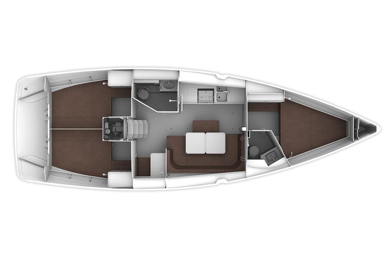 Book yachts online - sailboat - Bavaria Cruiser 41 - MH 68 - rent