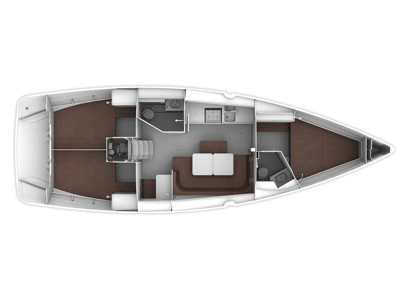 Book yachts online - sailboat - Bavaria Cruiser 41 - MH 58 - rent