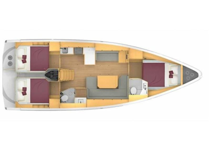 Book yachts online - sailboat - Bavaria 42 Cruiser - Joy - rent