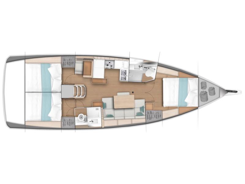 Book yachts online - sailboat - Sun Odyssey 440 - Ecume - rent