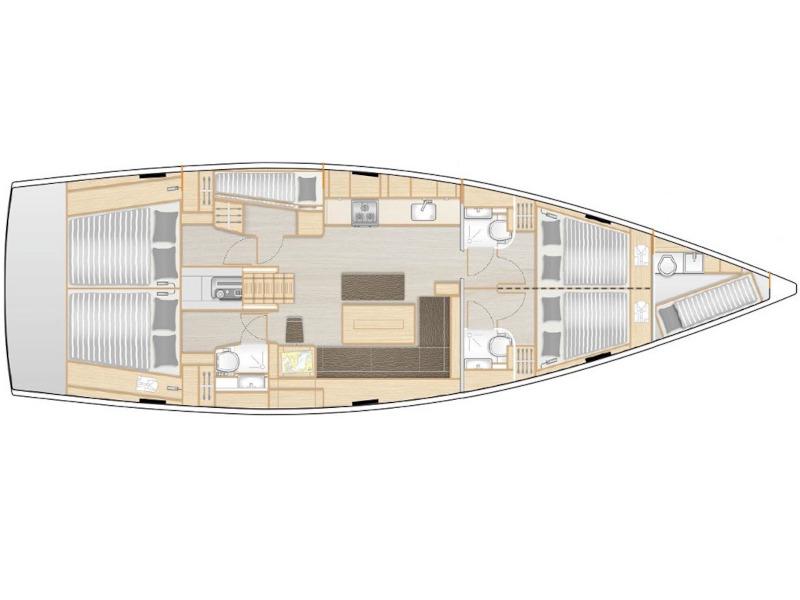 Book yachts online - sailboat - Hanse 508 - Aktea - rent