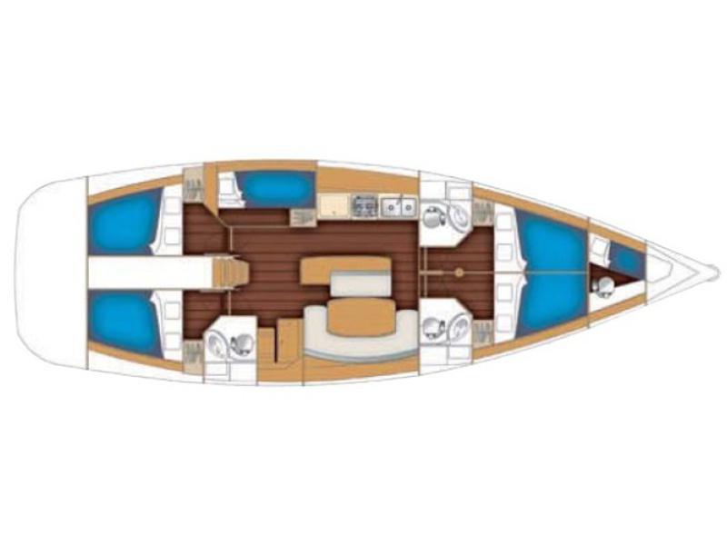 Book yachts online - sailboat - Cyclades 50.5 - Orion I - rent