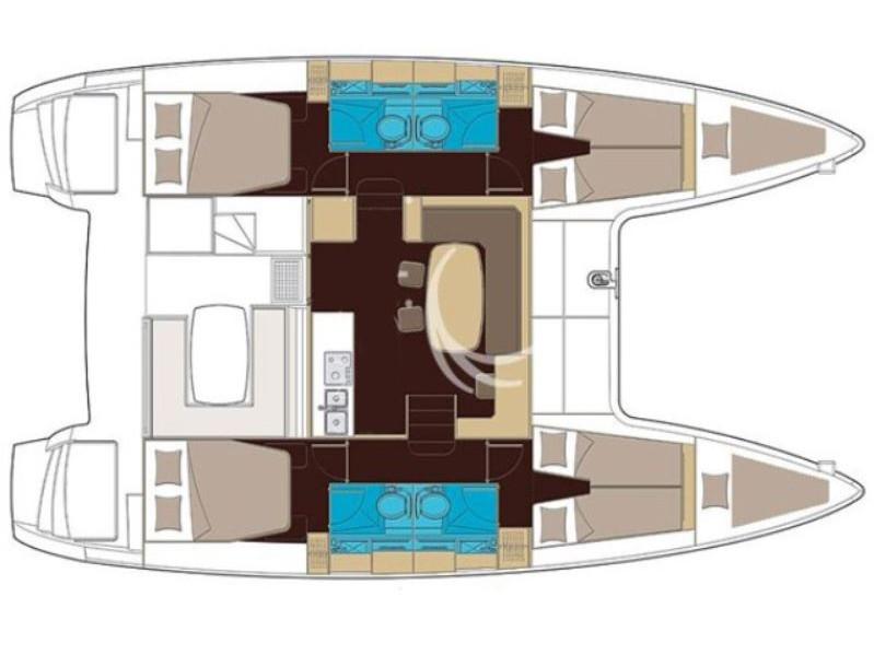 Book yachts online - catamaran - Lagoon 400 S2 - Orion VIII - rent