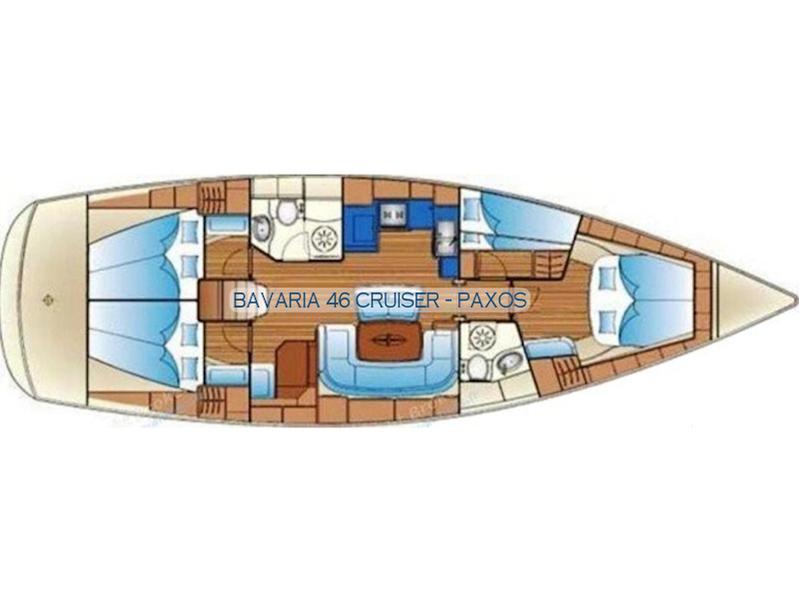 Book yachts online - sailboat - Bavaria 46 Cruiser - Paxos - rent