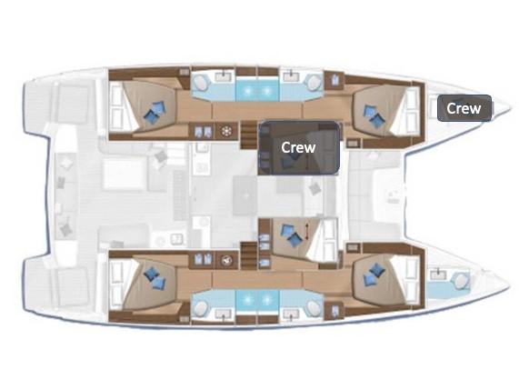 Book yachts online - catamaran - Lagoon 50 - OZELO - rent