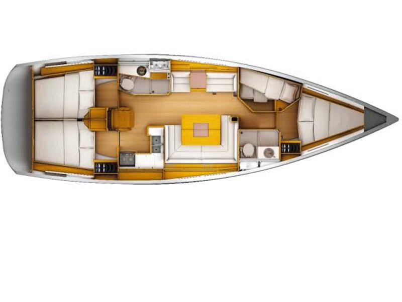Book yachts online - sailboat - Sun Odyssey 439 - Toya - rent