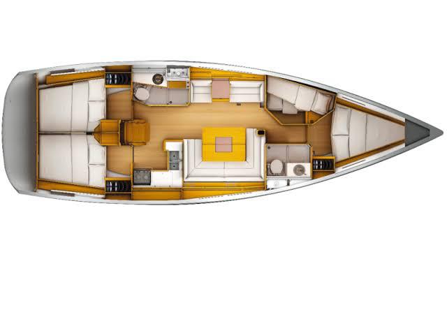Book yachts online - sailboat - Sun Odyssey 439 - Toya - rent