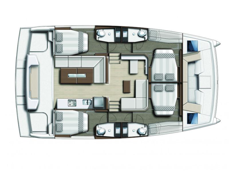 Book yachts online - catamaran - Bali Catspace - Makani I - rent