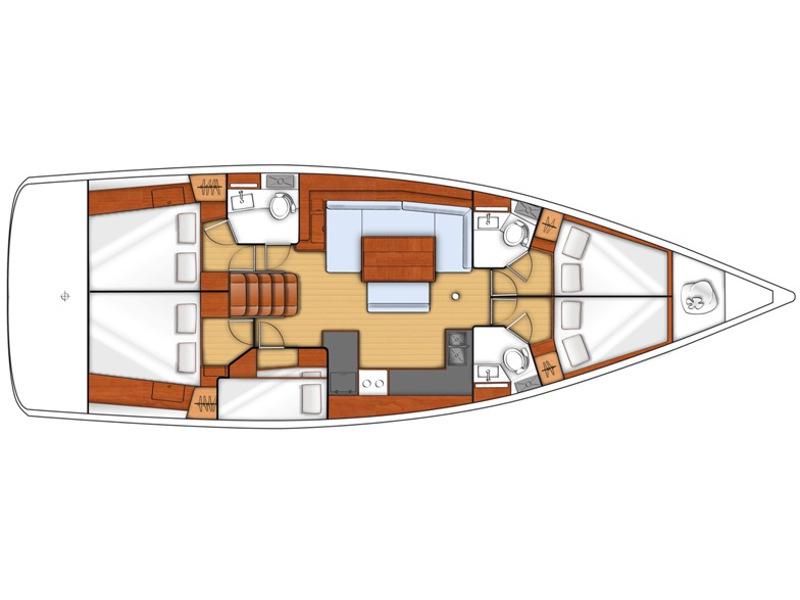 Book yachts online - sailboat - Oceanis 48 - KHLOE' - rent