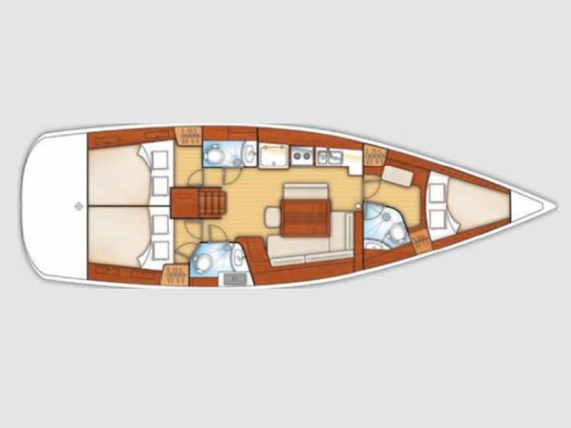 Book yachts online - sailboat - Oceanis 43+ - Twins - rent