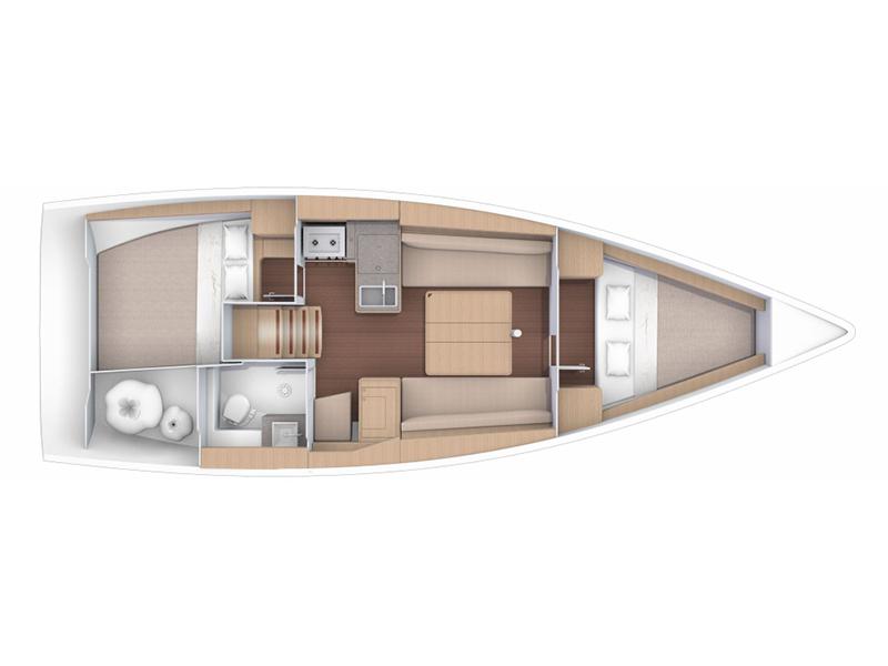 Book yachts online - sailboat - Dufour 360 Grand Large - Layla - rent