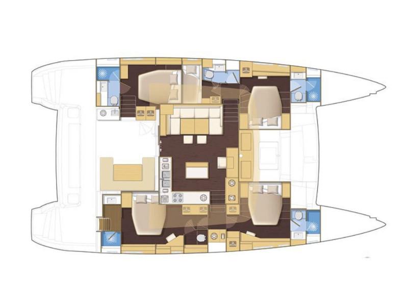 Book yachts online - catamaran - Lagoon 560 - Cool Change - rent