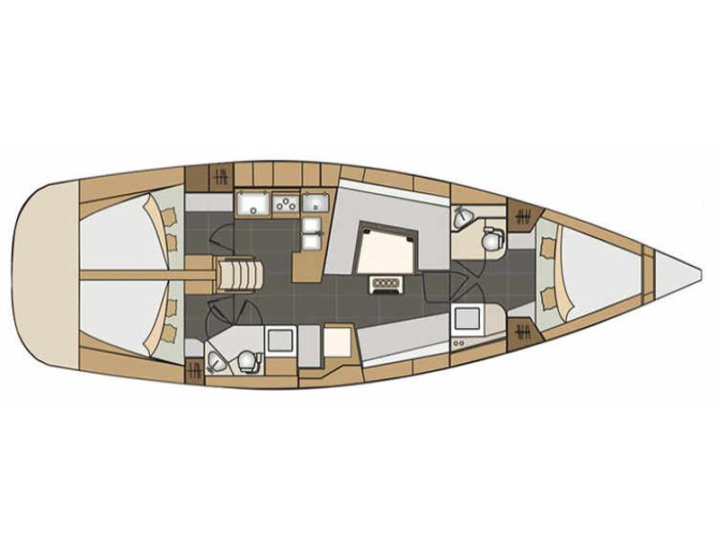 Book yachts online - sailboat - Elan 45 Impression - OUR FREEDOM - rent