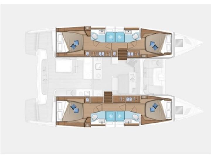 Book yachts online - catamaran - Lagoon 46 - Umi - rent