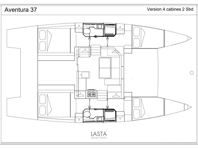 Book yachts online - catamaran - Aventura 37 - Manalua - rent