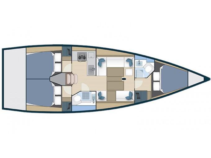 Book yachts online - sailboat - More 40 - Hanunia - rent