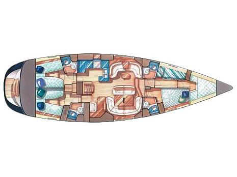 Book yachts online - sailboat - Sun Odyssey 54DS - Boomerang - rent