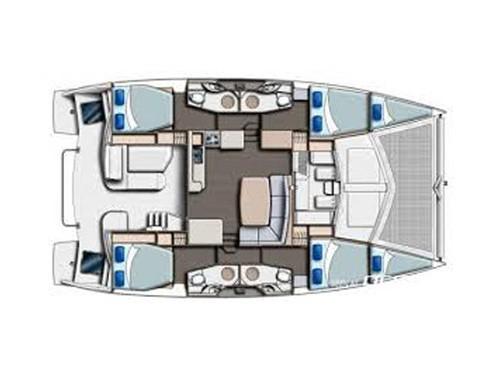 Book yachts online - catamaran - Leopard 44 - MOJITO - rent