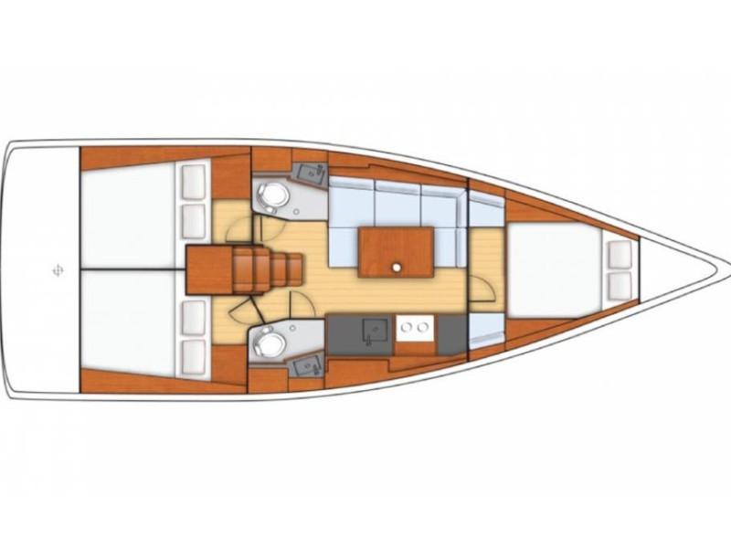 Book yachts online - sailboat - Oceanis 38.1 - Bellagio - rent