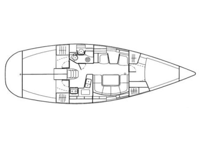 Book yachts online - sailboat - Sun Odyssey 40 - VIOLA ( new sails) - rent