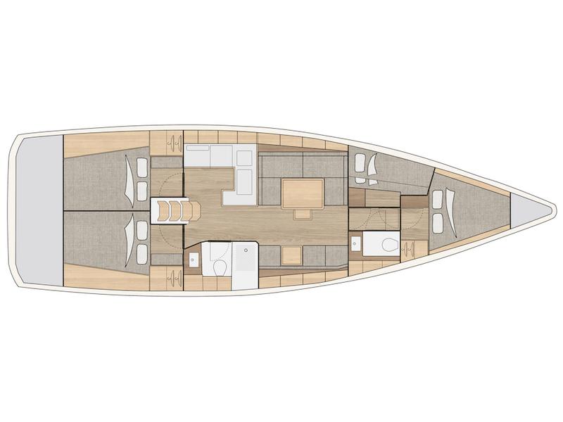 Book yachts online - sailboat - Salona 46 - HESTIA - rent