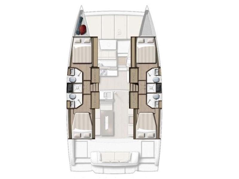 Book yachts online - catamaran - Bali 4.2 - KOS 42.5 - rent