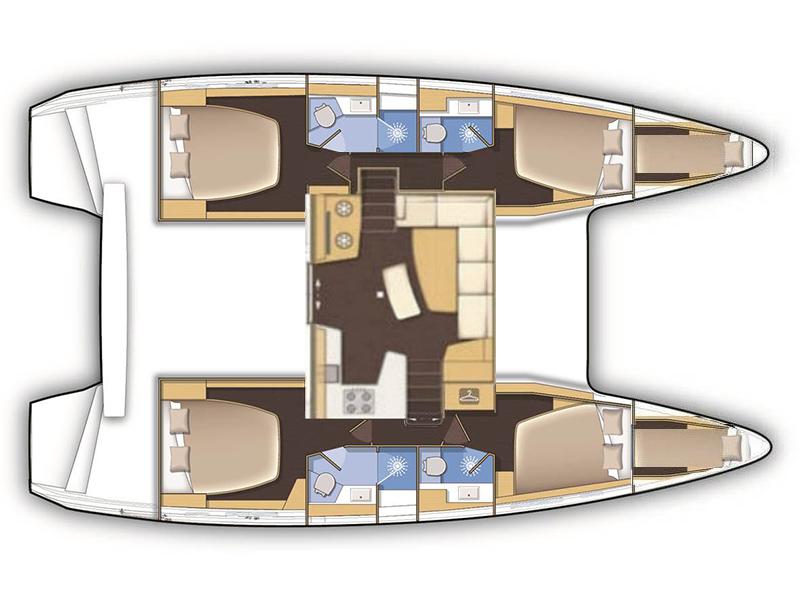 Book yachts online - catamaran - Lagoon 42 - Aymeline - rent