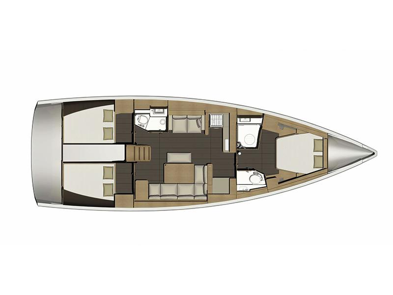 Book yachts online - sailboat - Dufour 460 GL 3 cab - Avalon II - rent