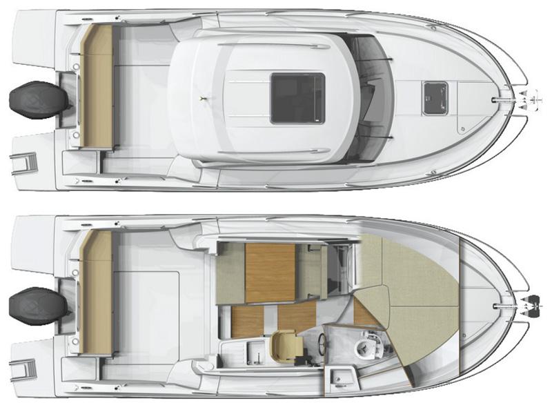 Book yachts online - motorboat - Antares 8 OB - Lovre  - rent